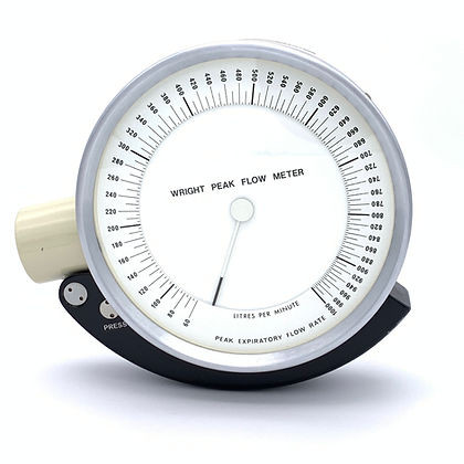 Peak Flow Meter, Wright Professional Model, 60-1000 lpm. Renewed/1YrWarranty, w/Cert of Calib., 00-279
