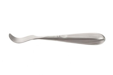 Crego Periosteal Elevator 7 1/4" (18.5 cm) length Fully Curved Blunt, KM46244