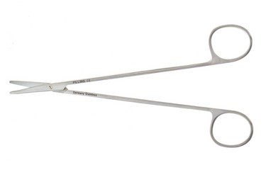 DeMartel Vascular Scissors 7 1/8" (18.0 cm) Straight Blunt, 352100