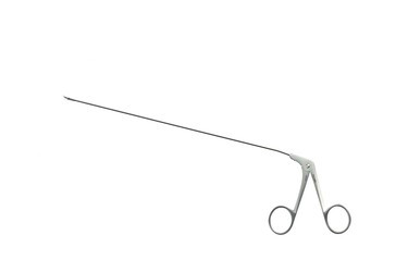 Feder-Ossoff Micro-Laryngeal Scissors 23 cm Blunt Curved Horizontal action, open right, 506806
