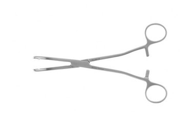 Heaney-Ballantine Hysterectomy Clamps 8 1/8" (20.5 cm) Single Grove, Curved., 214182
