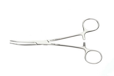 Mayo-Pean Forceps, Curved 6 1/2" (16.5 cm) 2.4 mm tip., 476156