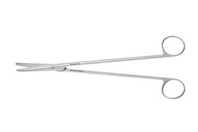 Metzenbaum Scissors 9" (23.0 cm) Curved TC Inserts Weck Pattern, bright finish. Sharp/Sharp, 464727