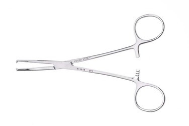 Ochsner Forceps (Kocher), Curved 7 1/4" (18.5 cm), 476260