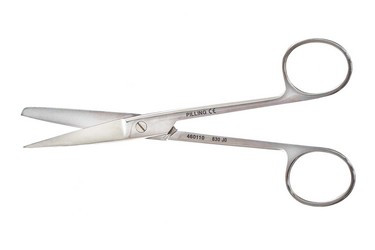 Operating Scissors, S/B 4 7/8" (12.5 cm) Straight Stainless Sharp/Blunt blades, 460105