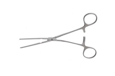 Pilling Miniature Pediatric Clamps 6 7/8" (17.5 cm) 2.0 mm x 60.0 mm Coarctation, angled, 2-3/8" (6 cm) jaws, 354723