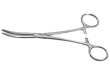 Rochester-Pean Pilling Forceps, Curved 7 1/4" (18.5 cm), 182455