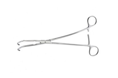 Satinsky Clamps 10" (25.5 cm) Medium, 1-1/2" (4 cm) jaw, 354002