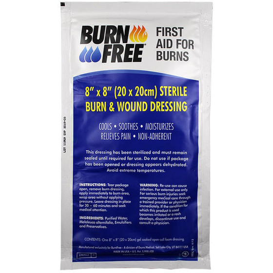 BurnFree Burn Dressing - 20cm x 20cm / 8" x 8" (30 dressings/case), 202030.00.000
