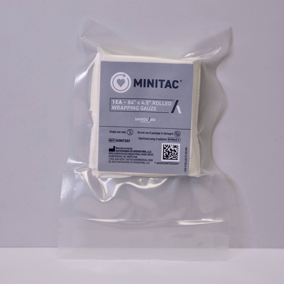 MiniTAC Wrapping Gauze, Rolled - 84" x 4.5", HHMTG01