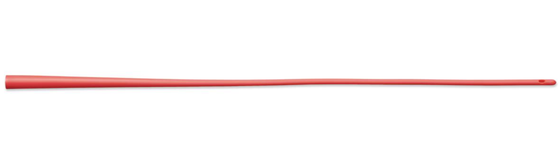 Poly-Cath Foley Catheter Round Tip Red Rubber 14Fr, 10/Case