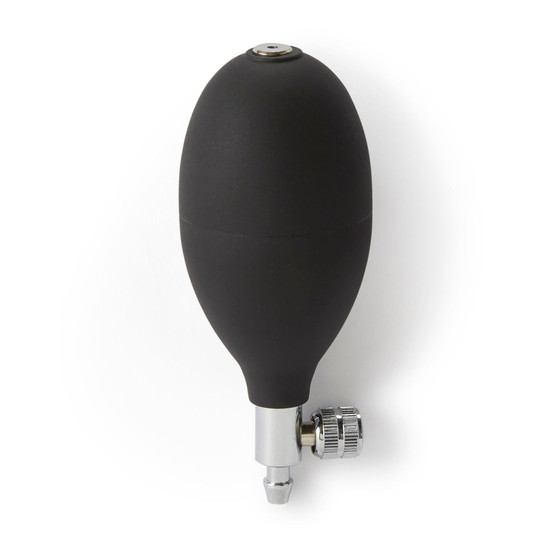 Blood Pressure Bulb with Deflation Valve McKesson Brand For use with Clock Face Aneroid Sphygmomanometers