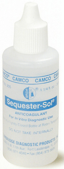 Cambridge Diagnostic Products, Inc. Sequester-Sol Anticoagulant