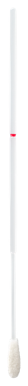 Copan Diagnostics Nylon Flocked Dry Swabs in Peel Pouches, 3.94 in., 100 mm, Regular flocked, 100/Pack