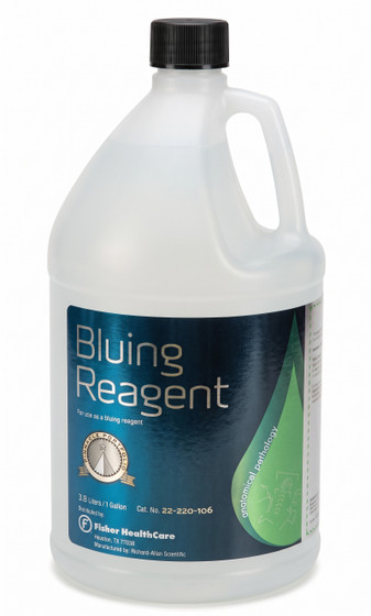 Fisher Healthcare Pinnacle Portfolio Bluing Reagent Stain 4 x 1 gal., 22220106, 1/Each