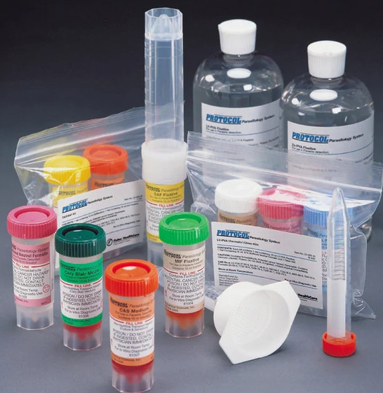 Fisher Healthcare PROTOCOL Parasitology Single-Vial Kits, Clean Vials, 2300543, 20/Pack