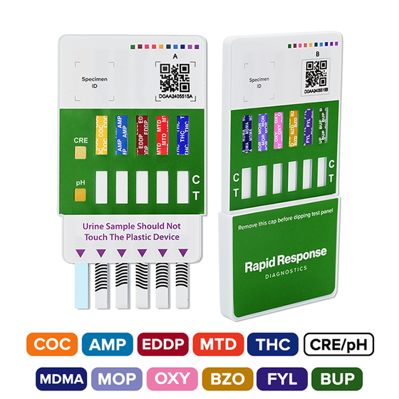 11 Parameter Multi-Drug Panel with Adulteration Tests, 25 Kits/Box
