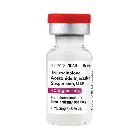 Triamcinolone Acetonide Injection 40mg/mL SDV 1mL 25/Pack