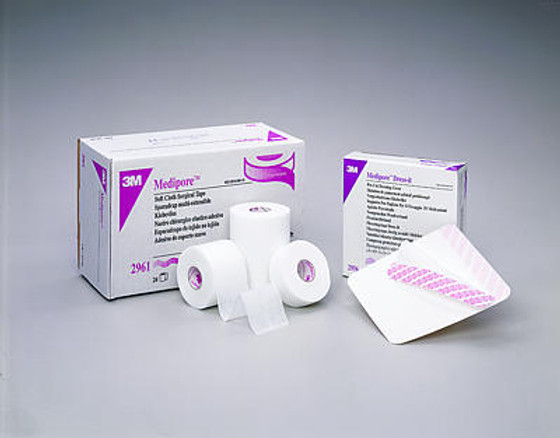 3M™ Medipore™ Soft Cloth Surgical Tape, 1 x 10 yds - DDP Medical Supply