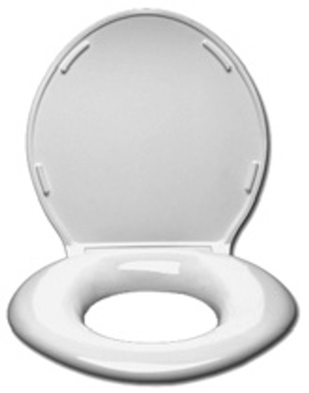 Brondell LumaWarm Heated Nightlight Toilet Seat Elongated White