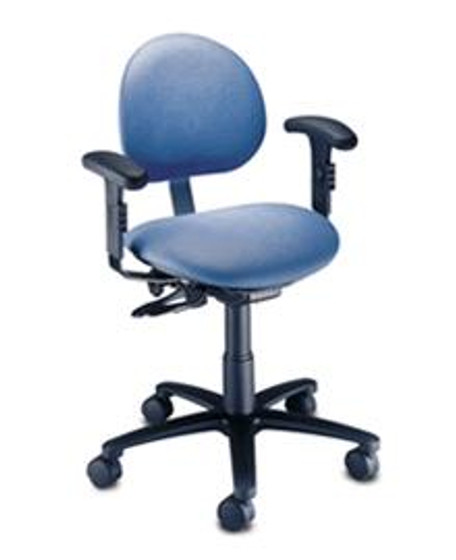 Millennium Backrest Laboratory Stool With Glides