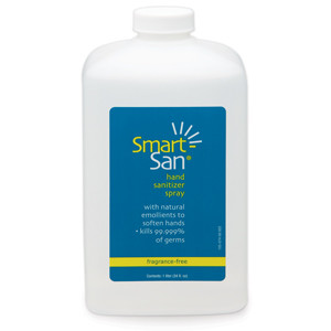 Best Sanitizers Smart-San Fragrance-Free Hand Sanitizer Bottle, 1L, 6/cs
