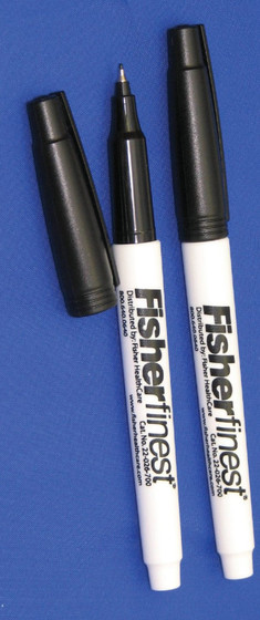 Fisherbrand Fine Tip Marking Pens Ink color: blue:Education