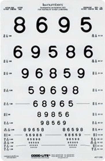 Good-Lite LEA Symbols 13-Line Translucent Distance Chart Set