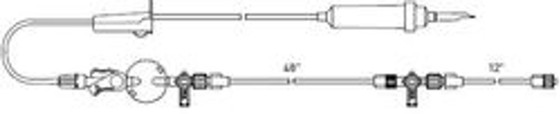 Medex NovaTrans Monitoring Kit 60" Single Line Pressure Transducer, 10/Cs