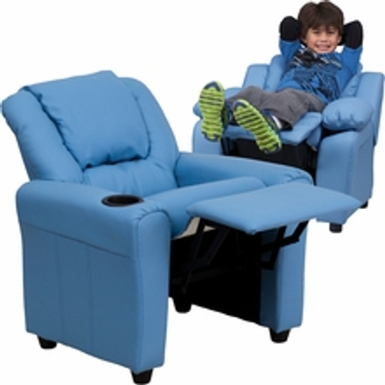 Flash Furniture DG-ULT-KID-LTBLUE-GG