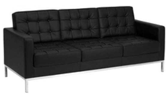 Flash Furniture ZB-LACEY-831-2-SOFA-BK-GG