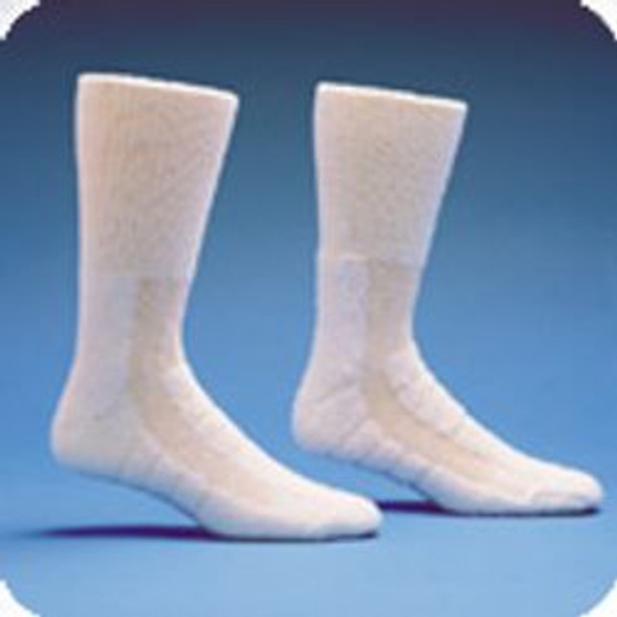 Salk HealthDri Foot-Friendly Diabetic Socks, Cotton, Size 10-13, Pair