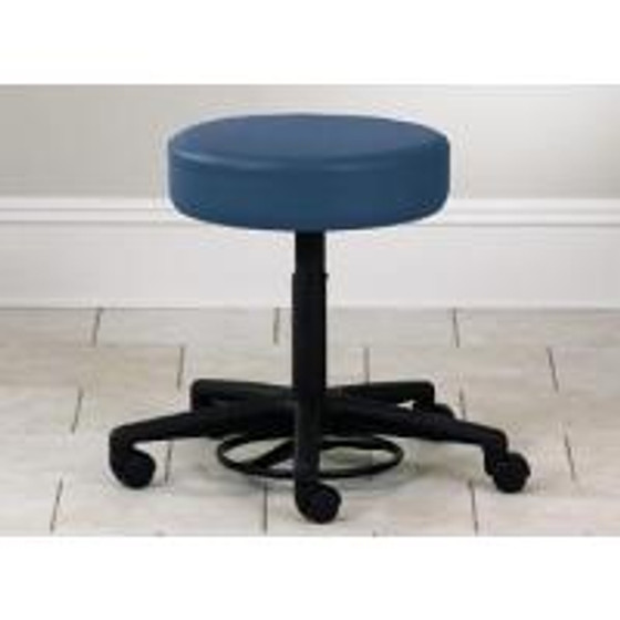 Clinton Foot Activated Pneumatic Stool, Clamshell