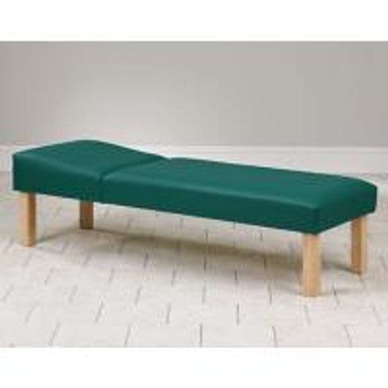 Clinton Hardwood Leg Couch, 24" Wide, Sapphire