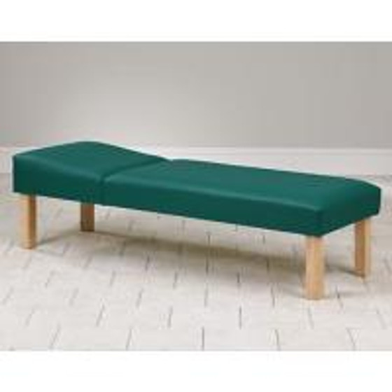 Clinton Hardwood Leg Couch, 24" Wide, Yellow