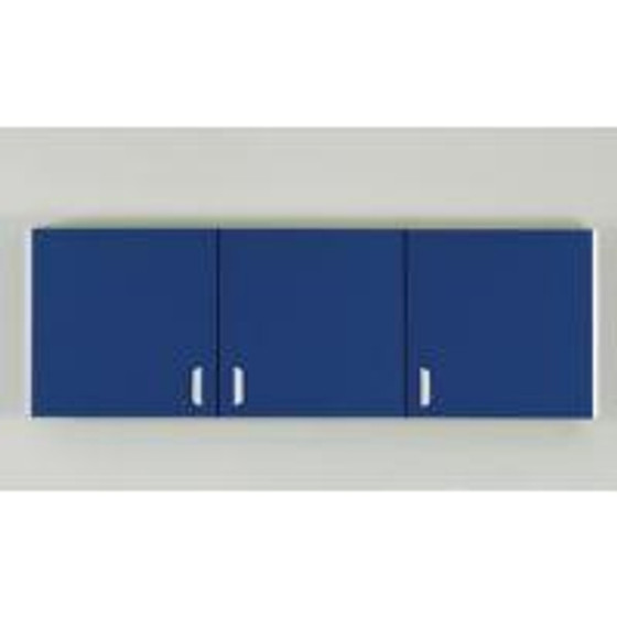 Clinton Wall Cabinet with 3 Doors, 72" Long, Aztec Blue