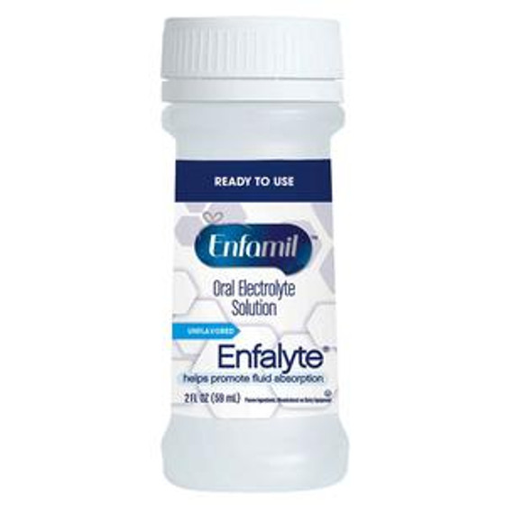Enfamil Enfalyte Oral electrolyte solution 2 oz. 48/cs