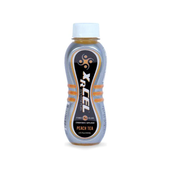 XRCEL Athlete Fuel Liquid Drink Peach Tea Bottle