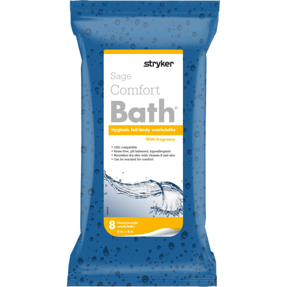 Washcloth Comfort Bath Aloe/Vitamin E Clean Scent