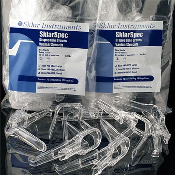 SklarSpec Graves Speculum Disp plastic non sterile Medium 100/cs