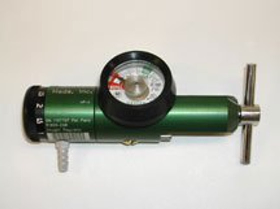 	Oxygen Regulator Adjustable 0 - 25 LPM Barb Outlet CGA-870