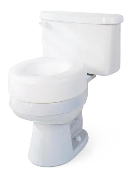 5" Economy Toilet Seat Riser, No Lock, 400 lb. Weight Capacity