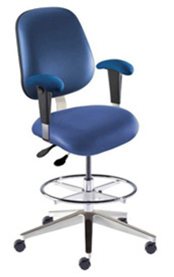 BioFit Premier Anesthesia Chair w/Backrest Tilt rocking seat Black vinyl upholstery