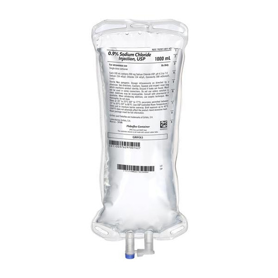 Grifols - 1000 Ml 0.9% Sodium Chloride Injection, Usp, 10/Cs