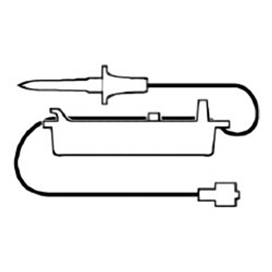 IV Pump Set CADD Pump Without Ports 125 - 250 mL / Hr Drip Rate Without Filter 78 Inch Tubing Solution, 12/Bx