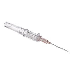 
Peripheral IV Catheter ViaValve™ 20 Gauge 1-1/4 Inch Polyurethane Straight Hub Blood Control Sliding Safety, 200/CS
