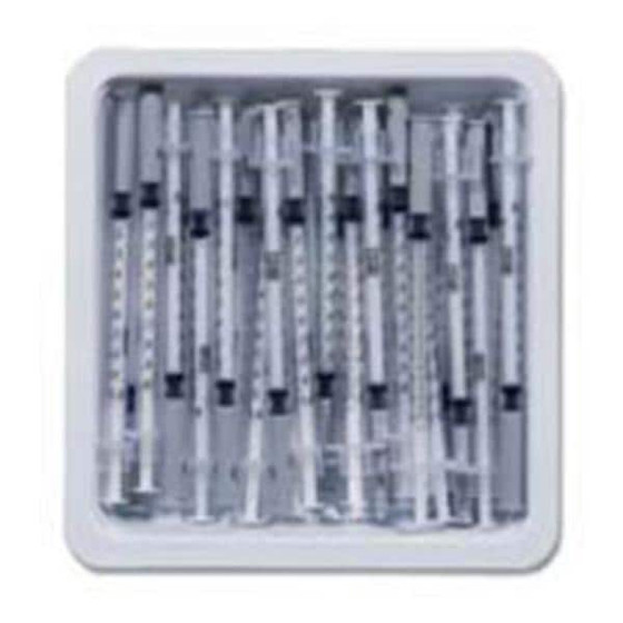 Allergy Syringe/Needle 27gx1/2" 1cc Conventional No Dead Space 25/Pk, 40 PK/CA