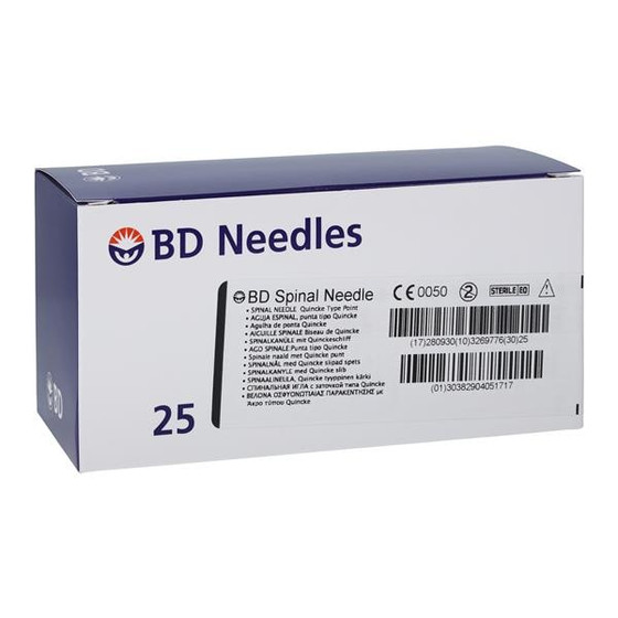 Spinal Needle Spinocan 3-1/2 Inch 22 Gauge Quincke Style, 50/CS