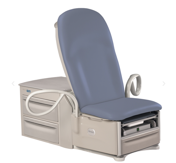 Brewer 6001 High-Low Exam Table – Pneumatic Back w/pelvic tilt & drawer warmer