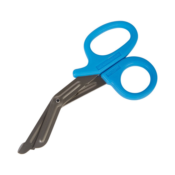 Trauma Shears McKesson Medicut™ Blue 7-1/4 Inch Length Medical Grade Stainless Steel Finger Ring Handle Blunt Tip / Blunt Tip